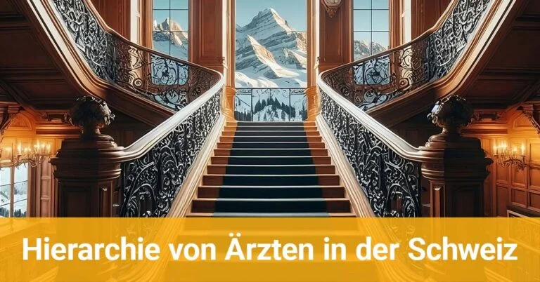 Treppe in schweizerischem Anwesen